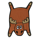 LazyOne Moose Baby Burp Cloths-2