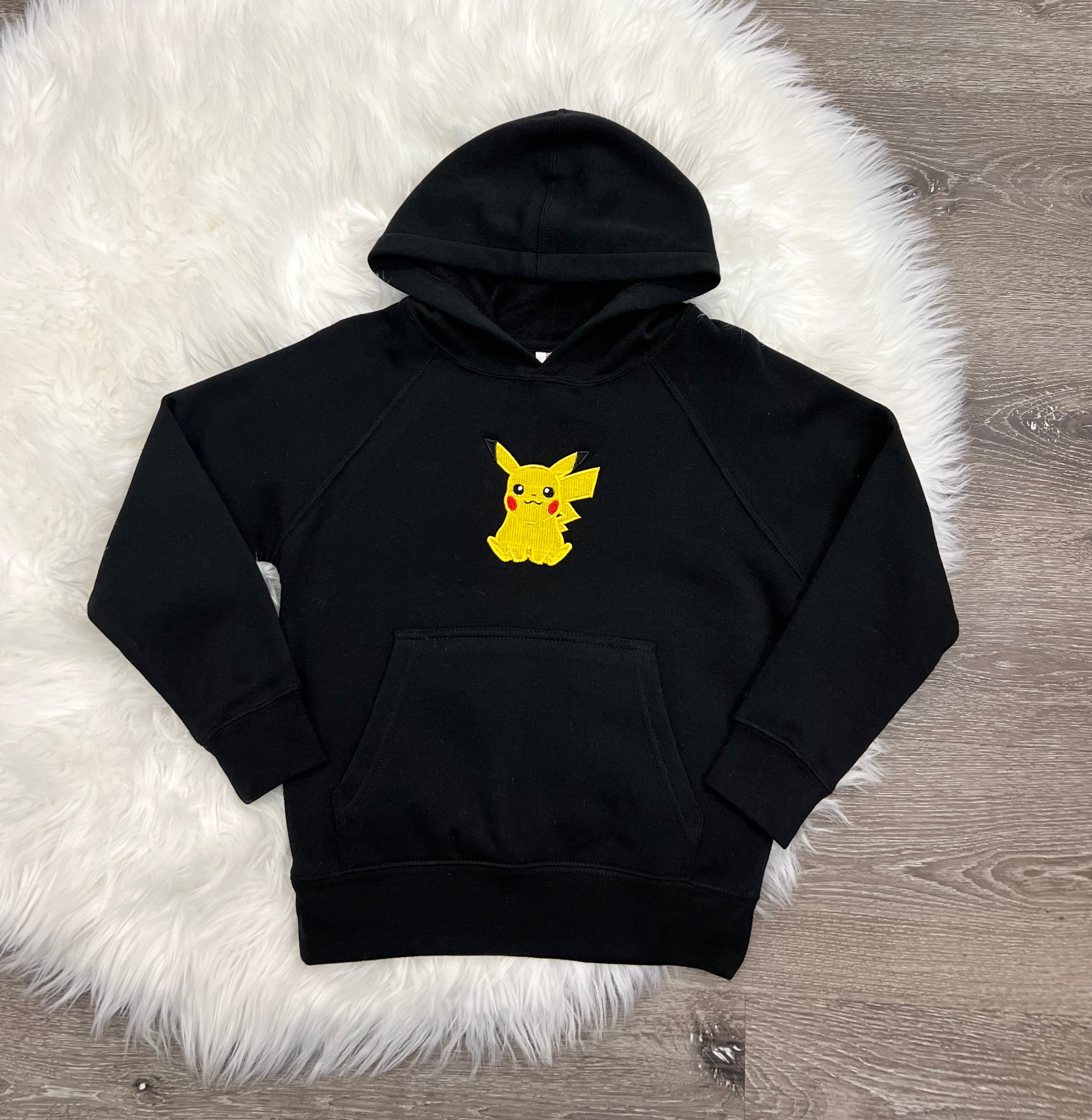 Embroidered Pikachu Hoodie