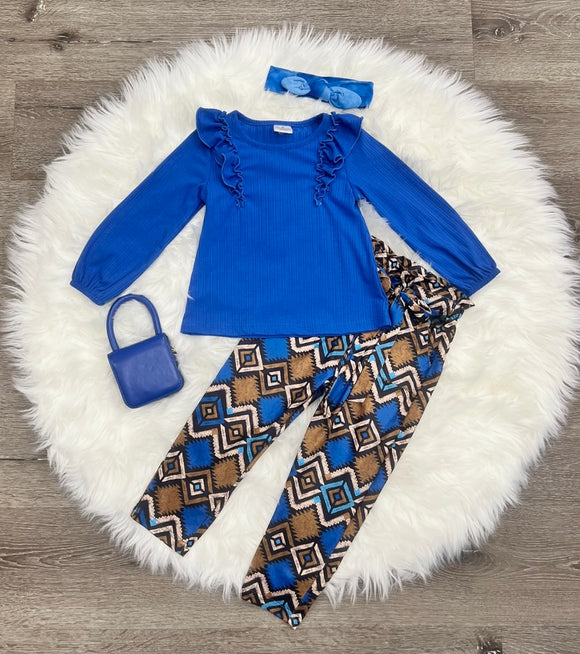 Blue Aztec Set