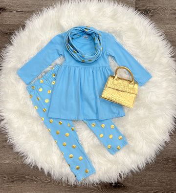 Metallic Dot 3pc Set