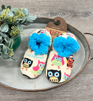 Owl Yours Fuzzy Feet