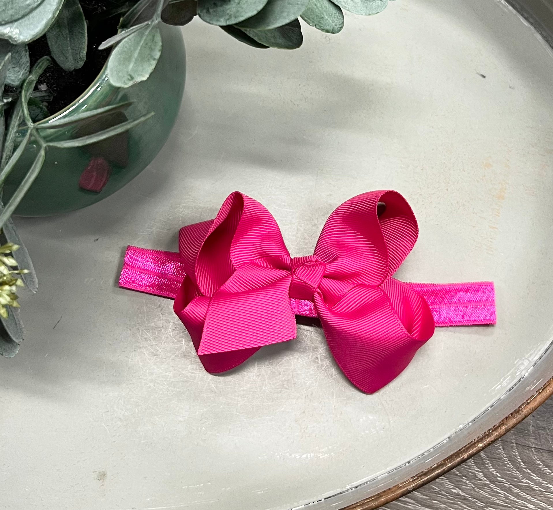 Buy magenta 4.5&quot; Bow Headband