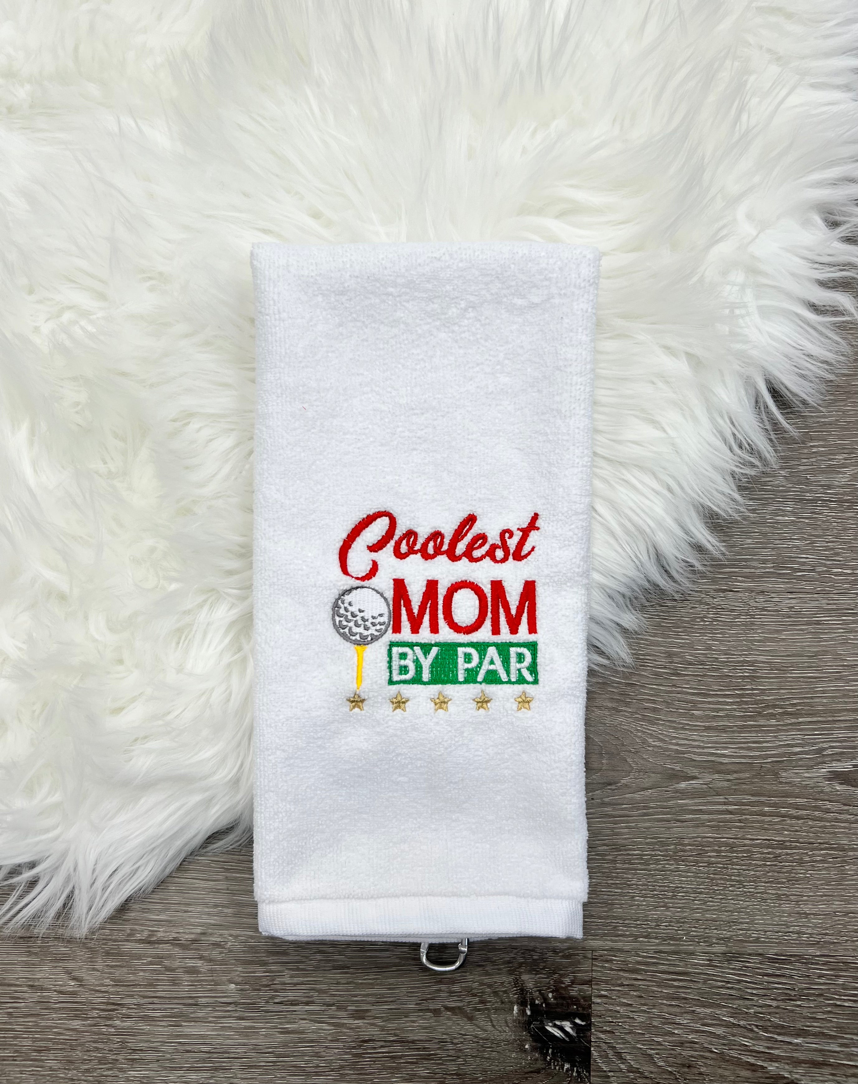 Buy white Coolest By Par Golf Towel