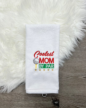 Buy white Coolest By Par Golf Towel