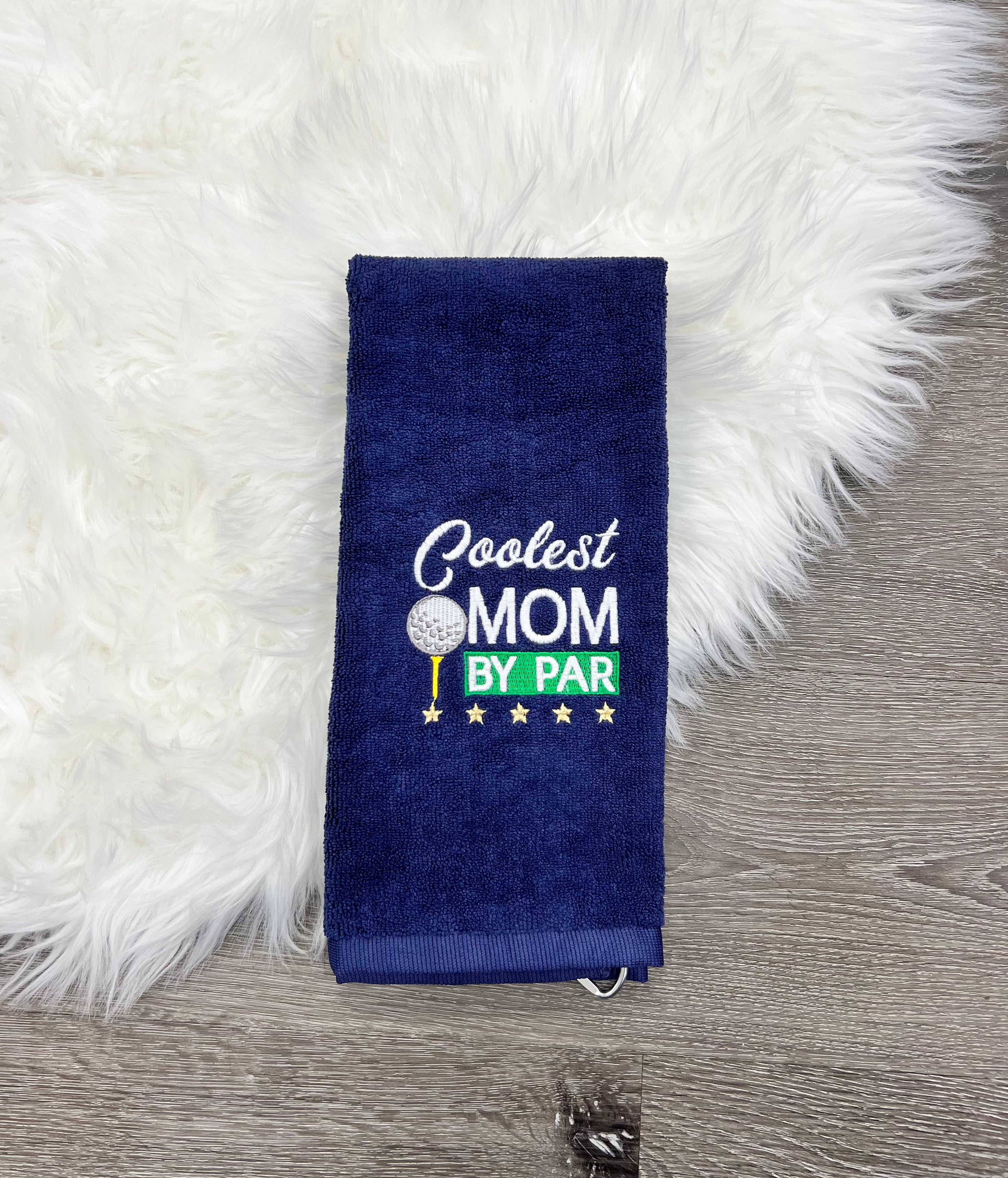 Buy navy Coolest By Par Golf Towel