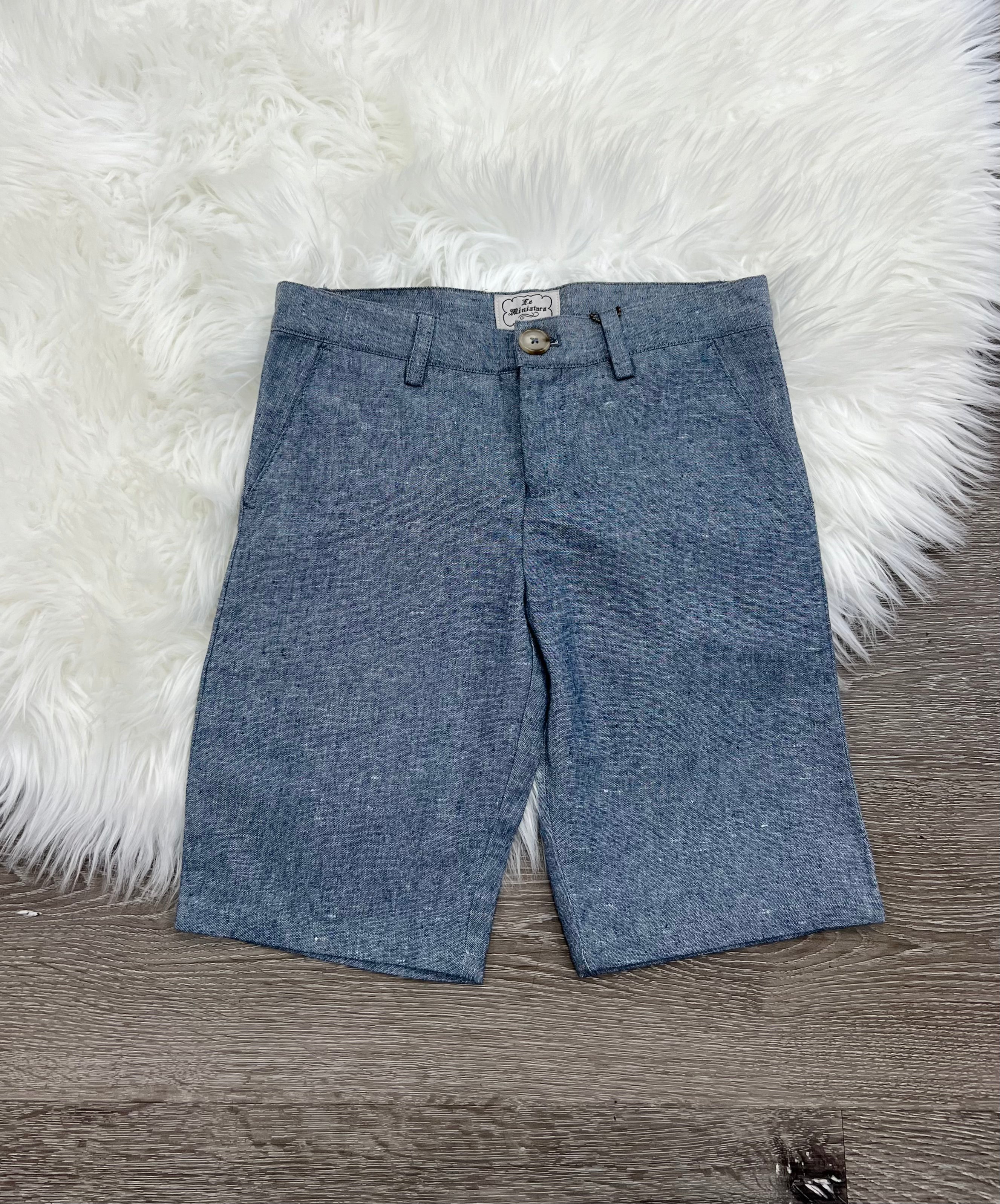 La Miniatura Chambray Shorts