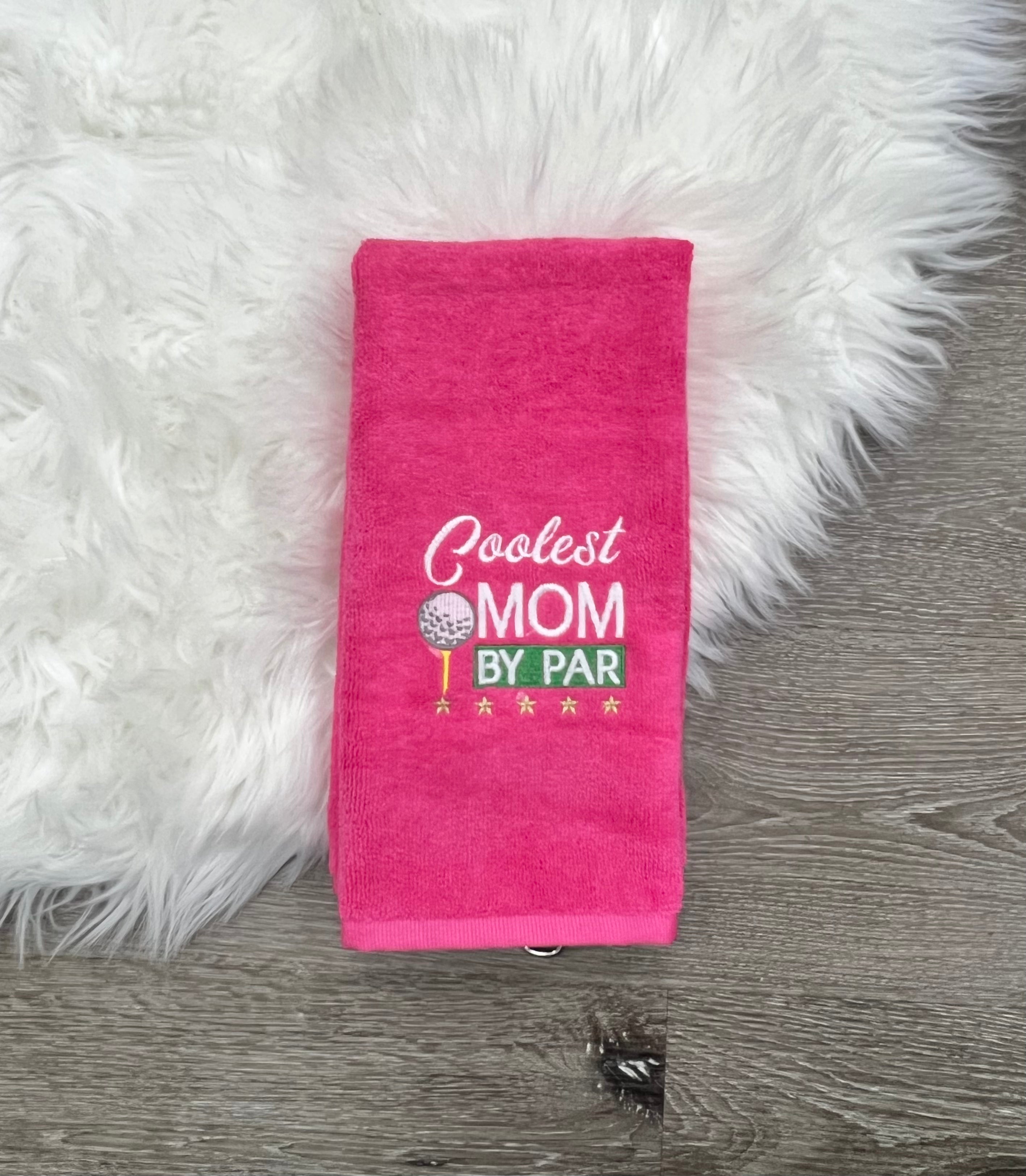 Buy pink Coolest By Par Golf Towel