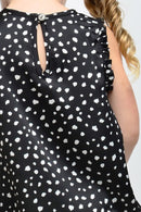 Polka Dot Sleeveless Top-4