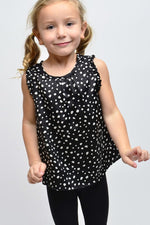 Polka Dot Sleeveless Top
