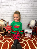 Buffalo Plaid Holiday Truck Ruffle Outfit-2