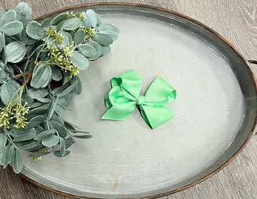 Buy pastel-green 4.5” Clip Bow
