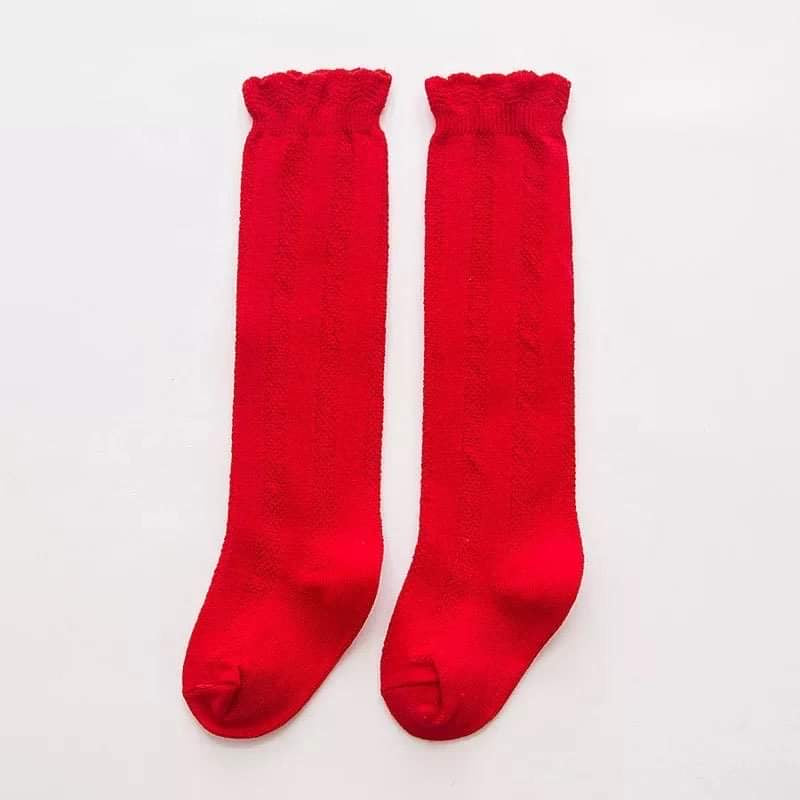Buy red Delilica Long Socks
