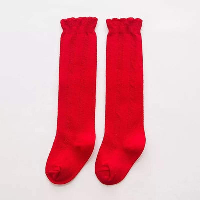 Buy red Delilica Long Socks