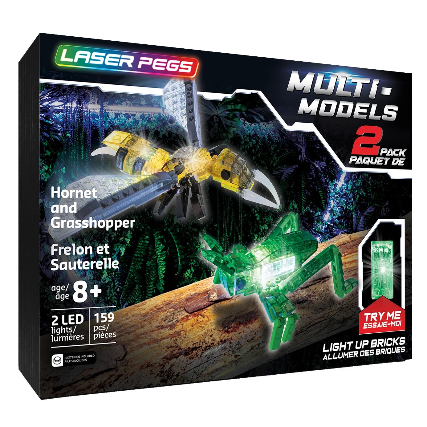 Laser Pegs Hornet & Grasshopper