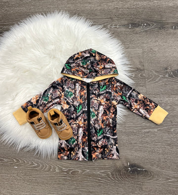 Camouflage Zip Up