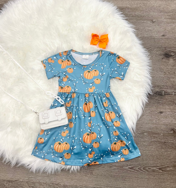 Fall Pumpkins Dress
