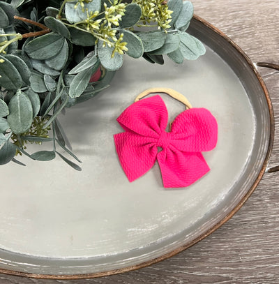 Buy shocking-pink Textured Headband (Skinny Band)