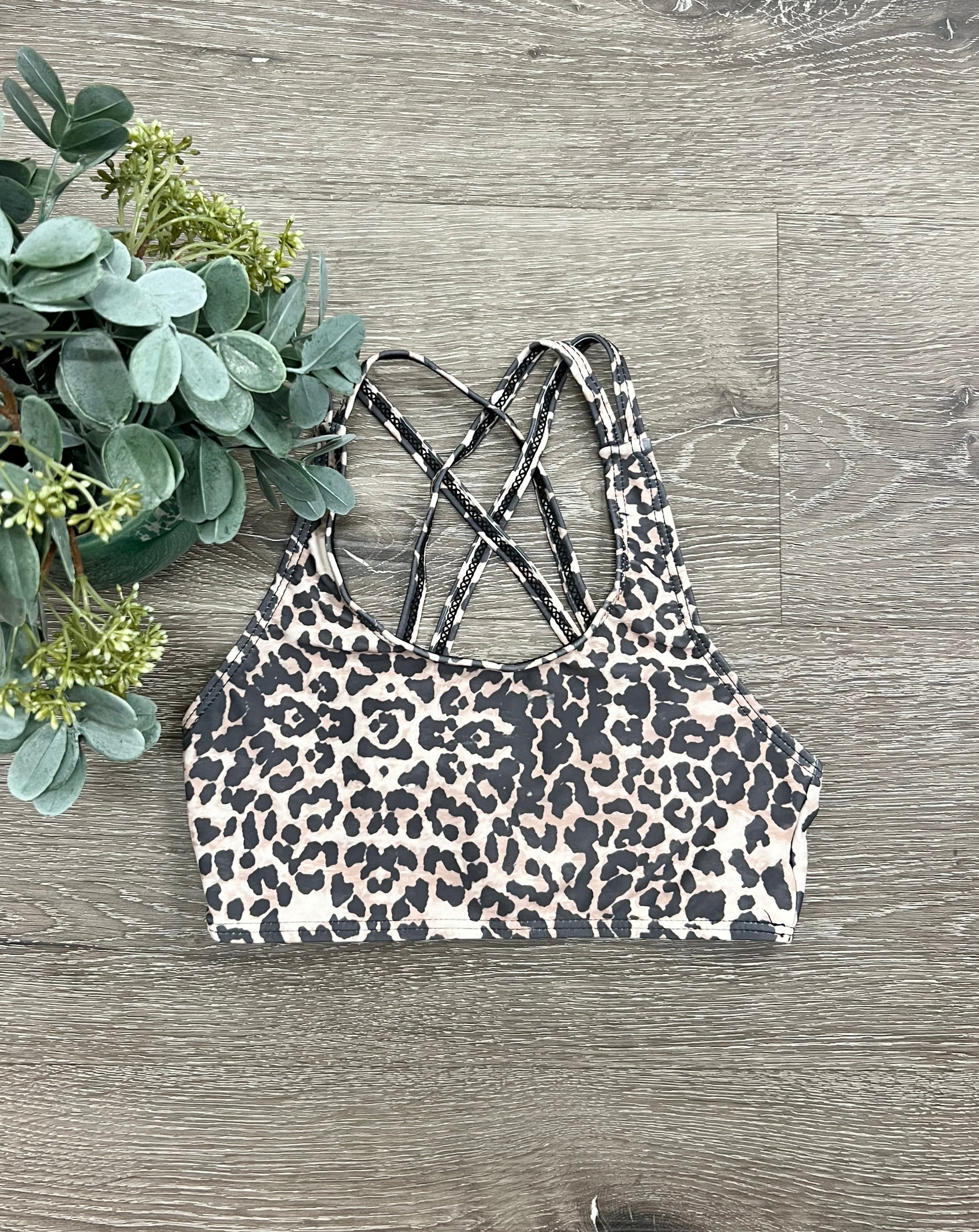 Buy leopard Print Sports Bra