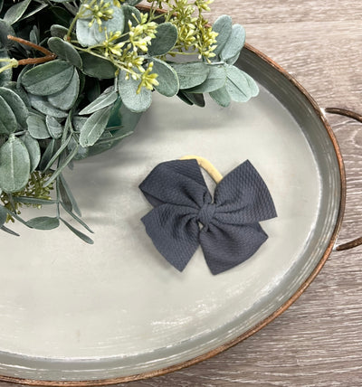 Buy dark-grey Textured Headband (Skinny Band)