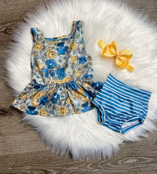 Floral Tank Set