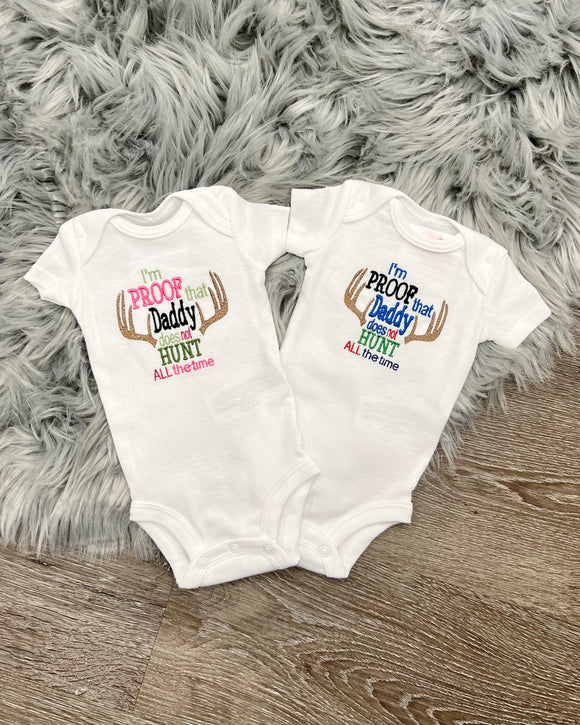 Embroidered I’m Proof Bodysuit