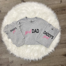 Embroidered Girl Dad Daddys Girl Dad & Me-1