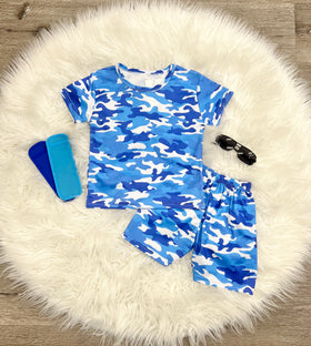 Sky Blue Camo Set