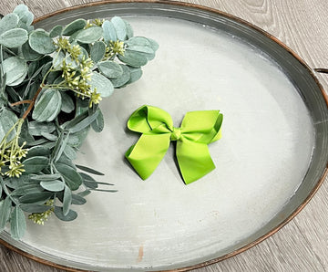 Buy grass-green 4.5” Clip Bow