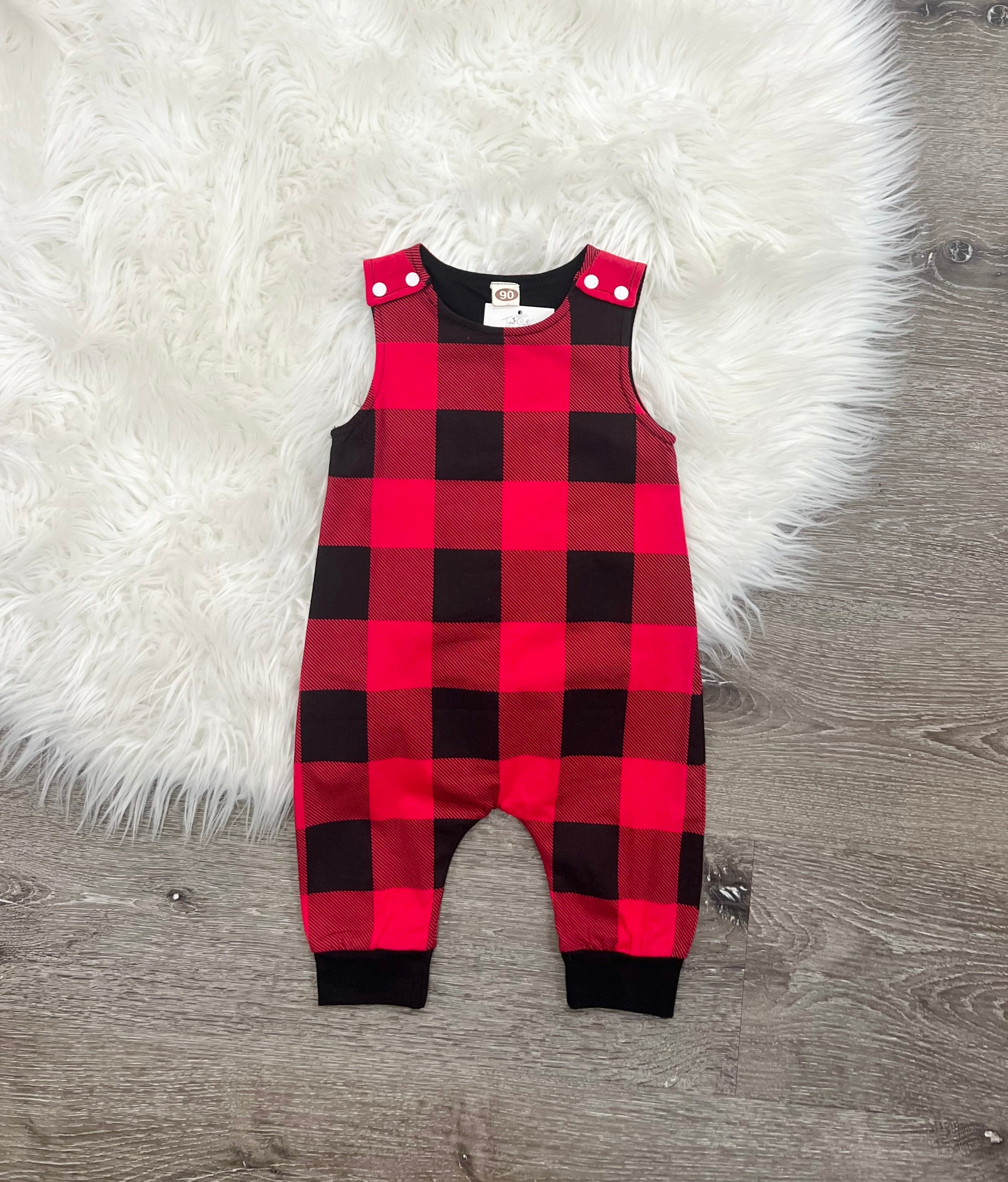 Little Plaid Romper