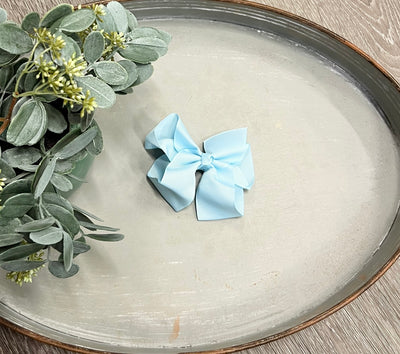 Buy lt-blue 4.5” Clip Bow