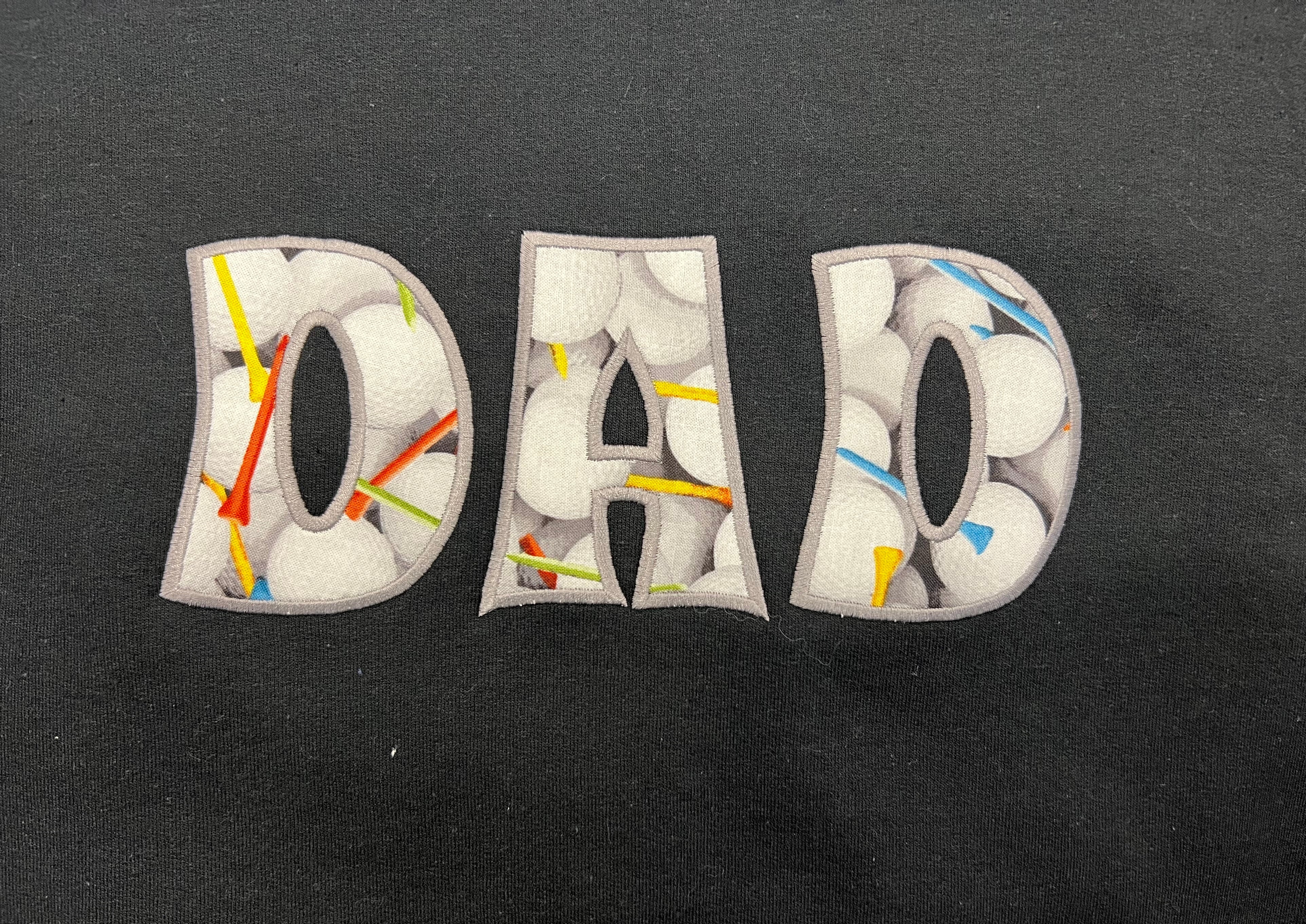 Buy black Embroidered DAD Sweatshirt