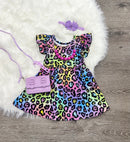 Rainbow Leopard Ruffle Dress-3