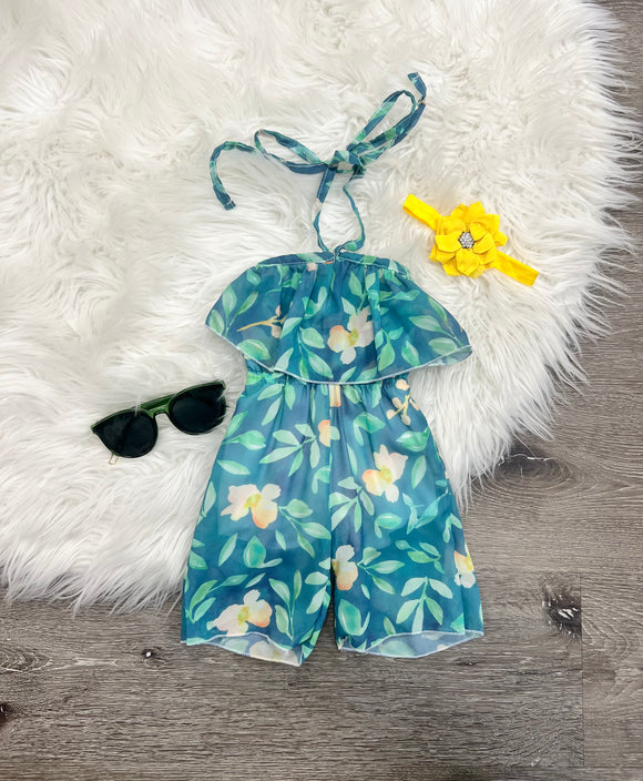 Ivy Chiffon Long Pant Romper