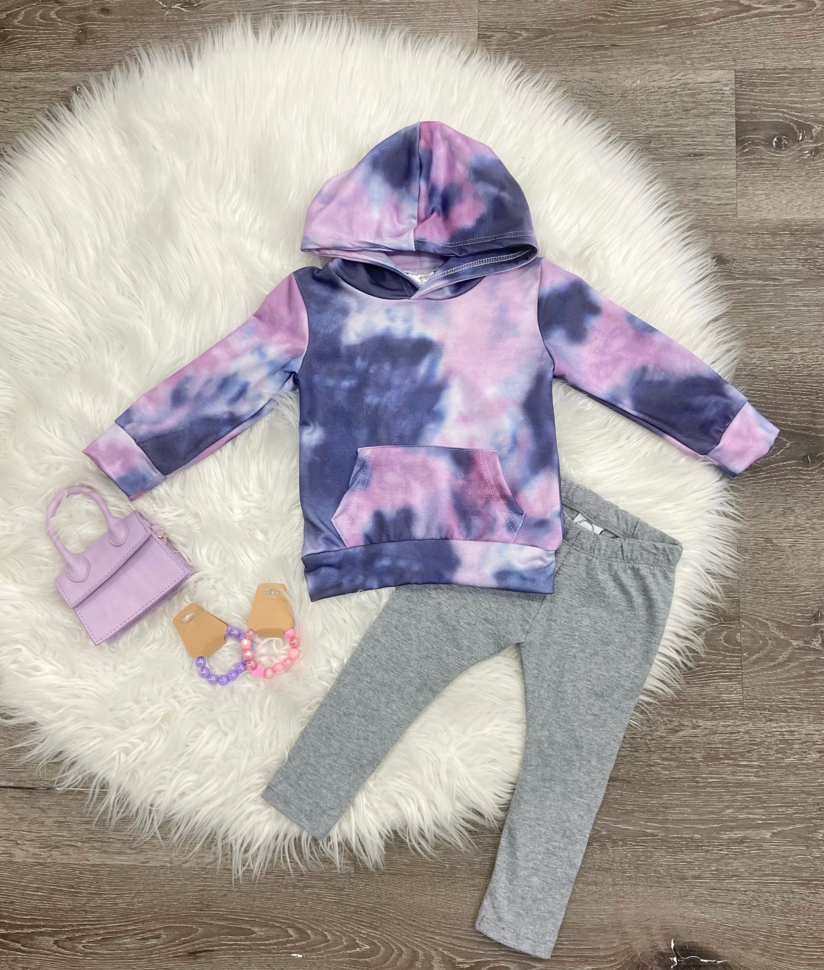 Purple Tie Dye Hoodie