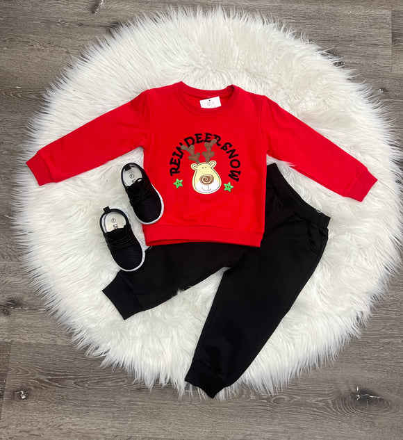 Reindeer Snow Sweater