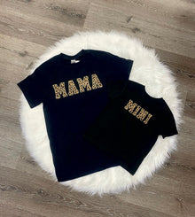 Embroidered Mom & Me Brown Leopard T’s