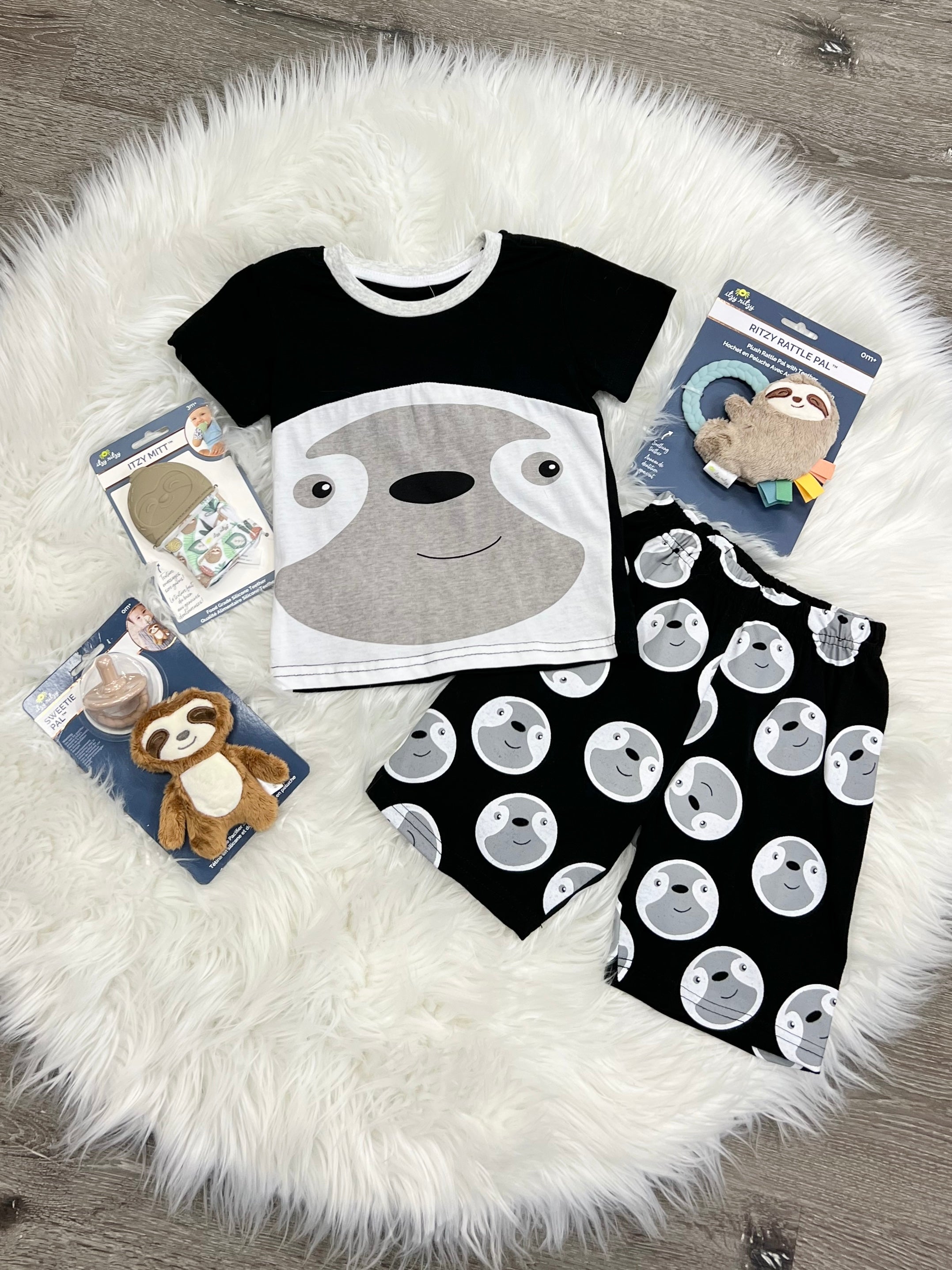 Sloth Shorts Set