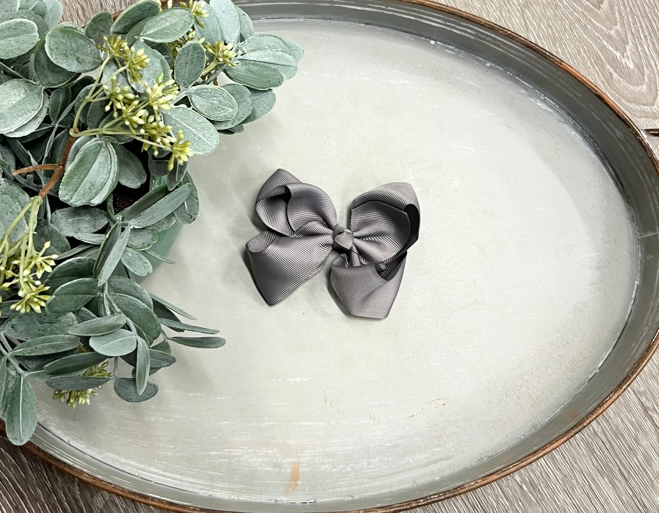 Buy dark-grey 4.5” Clip Bow