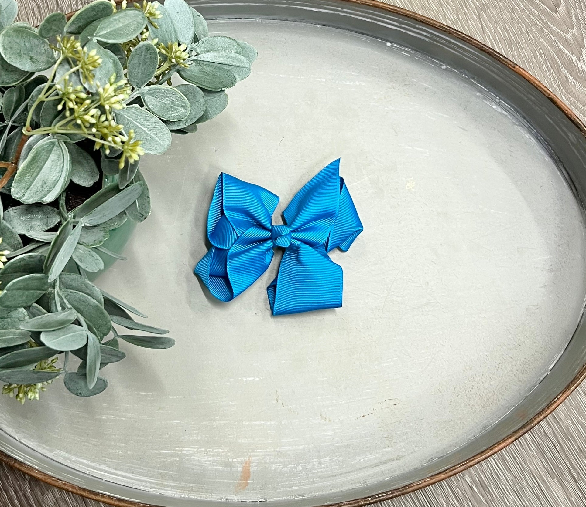 Buy turquoise 4.5” Clip Bow