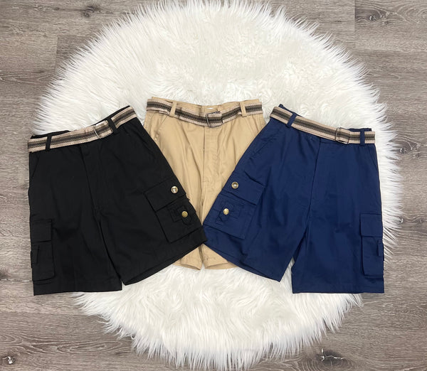 Cargo Shorts W/Belt