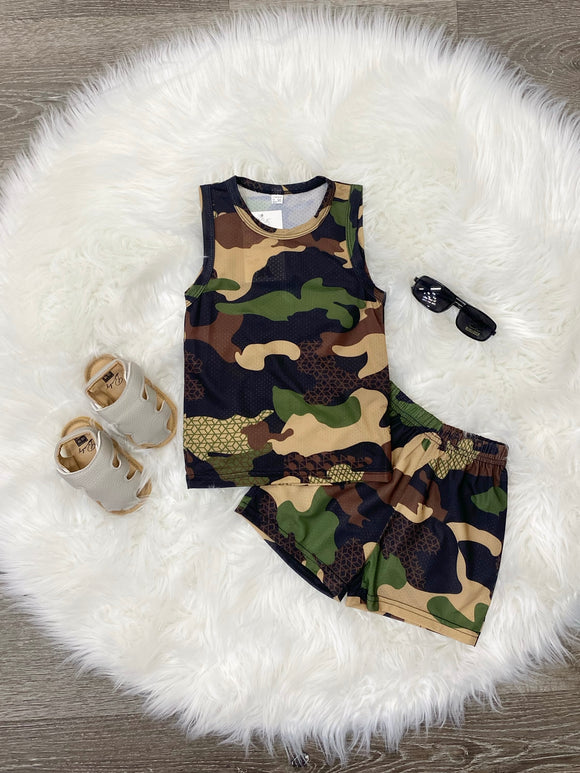 Camo Jersey Set