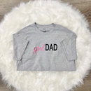 Embroidered Girl Dad Daddys Girl Dad & Me-3