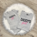 Embroidered Girl Dad Daddys Girl Dad & Me-2