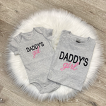Embroidered Girl Dad Daddys Girl Dad & Me