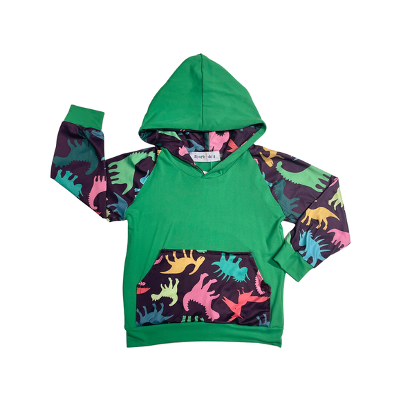 Bright Dino Hoodie