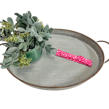 Buy hot-pink Polka Dot Headbands