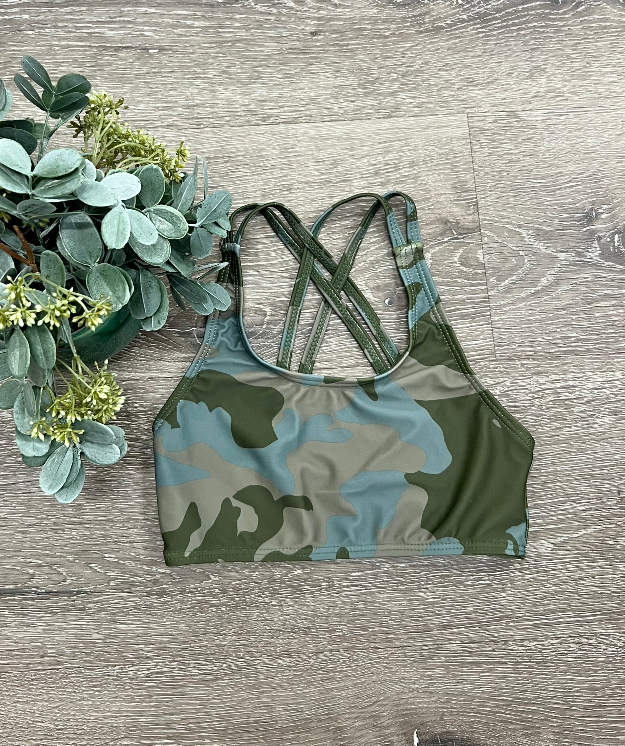 Buy camo Print Sports Bra