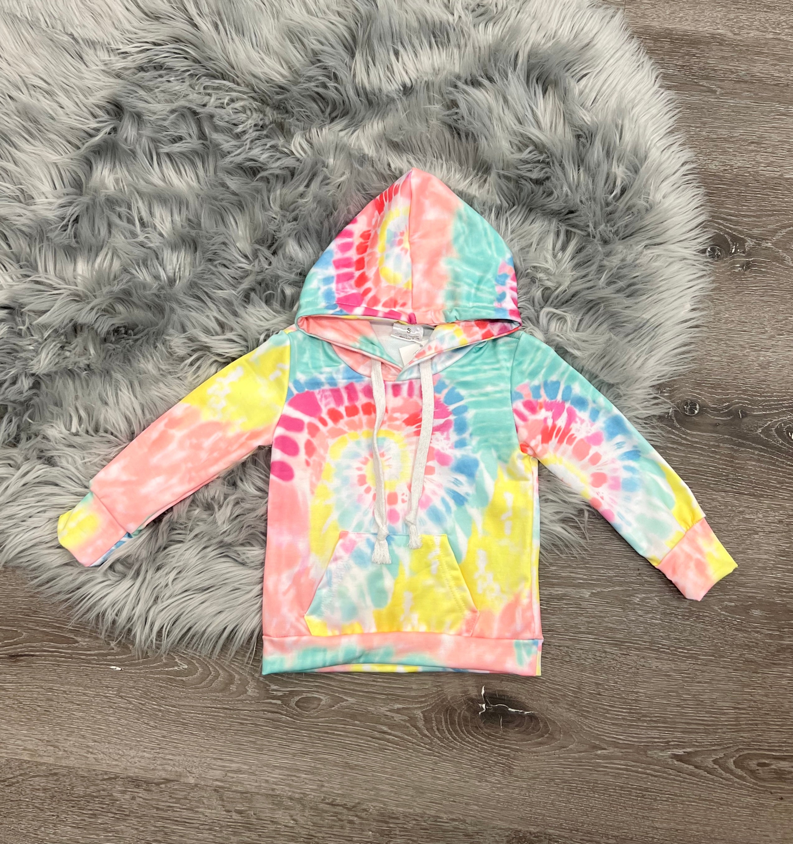 Pastel Tie Dye Swirl Hoodie