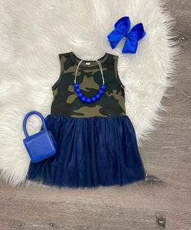 Camo and Tulle Dress
