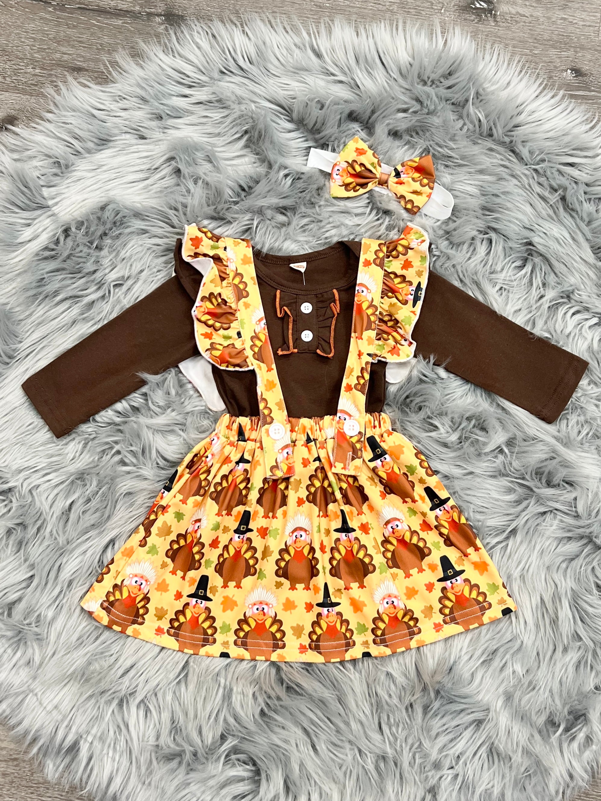 Thanksgiving Day Romper Set